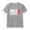 MILF HUNTER - Maglietta Uomo Divertente per Feste e Festival - Regalo Provocatorio per Compleanno o Natale