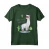 Alpaca - Maglietta divertente Alpacalypse con Cactus - Ideale per Regalo di Compleanno o Natale