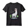 Llama No Problama - Divertente Lama Cactus Design Maglietta per Fan di Lama e Alpaca - Ideale per Compleanni e Regali