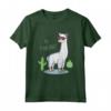 Llama No Problama - Divertente Lama Cactus Design Maglietta per Fan di Lama e Alpaca - Ideale per Compleanni e Regali
