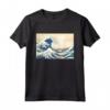 Great Wave off Kanagawa Katsushika Hokusai Surfing Ocean Maglietta - Capolavoro Giapponese per Appassionati d'Arte - Acquista Online