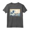 Great Wave off Kanagawa Katsushika Hokusai Surfing Ocean Maglietta - Capolavoro Giapponese per Appassionati d'Arte - Acquista Online