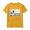 Great Wave off Kanagawa Katsushika Hokusai Surfing Ocean Maglietta - Capolavoro Giapponese per Appassionati d'Arte - Acquista Online