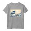 Great Wave off Kanagawa Katsushika Hokusai Surfing Ocean Maglietta - Capolavoro Giapponese per Appassionati d'Arte - Acquista Online