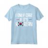 I Only Care If It's Korean - Cuore Gayo Corea Sud Saranghae Maglietta K-Pop - Ideale per Regalo Unico e Divertente per Appassionati di Cultura Coreana