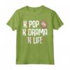 K-Pop K-Drama K-Life Dito Cuore Gayo Corea Sud Saranghae Maglietta - T-shirt Cultura Coreana - Regalo Unico per Appassionati di K-Pop