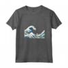 Donna Grande Onda al largo di Kanagawa Katsushika Hokusai Maglietta con Collo a V - Celebra l'Arte Giapponese del Grande Onda di Kanagawa