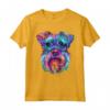 Schnauzer Splash Art - T-shirt regalo unica per proprietari di Schnauzer - Unconditional Pawfection Artistica per Amanti dei Cani