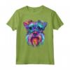 Schnauzer Splash Art - T-shirt regalo unica per proprietari di Schnauzer - Unconditional Pawfection Artistica per Amanti dei Cani