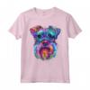 Schnauzer Splash Art - T-shirt regalo unica per proprietari di Schnauzer - Unconditional Pawfection Artistica per Amanti dei Cani