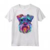 Schnauzer Splash Art - T-shirt regalo unica per proprietari di Schnauzer - Unconditional Pawfection Artistica per Amanti dei Cani