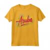 Travel Caribbean Cruise Aruba - Maglietta Souvenir per le Vacanze in Famiglia - Ideale per Regalo di Natale o Compleanno