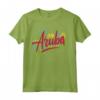 Travel Caribbean Cruise Aruba - Maglietta Souvenir per le Vacanze in Famiglia - Ideale per Regalo di Natale o Compleanno