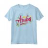 Travel Caribbean Cruise Aruba - Maglietta Souvenir per le Vacanze in Famiglia - Ideale per Regalo di Natale o Compleanno