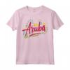 Travel Caribbean Cruise Aruba - Maglietta Souvenir per le Vacanze in Famiglia - Ideale per Regalo di Natale o Compleanno