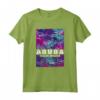 Camicia Aruba Tropical Palms - Maglietta Palm Beach Vintage Souvenir - Ideale per Viaggiatori in Cerca di Ricordi Esotici
