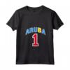 Donna Bandiera Aruba One Maglietta con Collo a V - Mostra il tuo Amore e Orgoglio per Aruba - Acquista Online!
