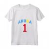 Donna Bandiera Aruba One Maglietta con Collo a V - Mostra il tuo Amore e Orgoglio per Aruba - Acquista Online!