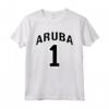 Aruba One Orgoglioso - Maglietta Calcio Numero Uno per Mostrare l'Amore per Aruba