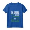 Donna Ad Aruba Noi Sale Margaritas Non Marciapiedi - Maglietta Divertente Vintage con Collo a V - Ideale come Regalo per gli Amanti di Aruba e della Florida