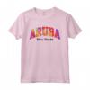 Biba Dushi Aruba Maglietta - Souvenir Tropicale dei Caraibi - Ideale per Vacanze Estive e Invernali