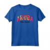Biba Dushi Aruba Maglietta - Souvenir Tropicale dei Caraibi - Ideale per Vacanze Estive e Invernali