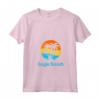 Donna Eagle Beach Aruba Maglietta con Collo a V - Ideale per una Vacanza al Mare - Leggera e Comoda