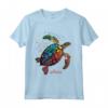 Tartaruga Marina Aruba Caraibi Vintage Nautico Maglietta - Souvenir Retro delle Spiagge di Aruba per Amanti dell'Oceano e delle Isole Tropicali