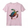 Tartaruga Marina Aruba Caraibi Vintage Nautico Maglietta - Souvenir Retro delle Spiagge di Aruba per Amanti dell'Oceano e delle Isole Tropicali