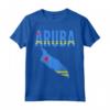 Aruban - Bandiera della Mappa del Paese di Aruba Maglietta - Regalo Perfetto per Uomini e Donne - Ideale per Compleanno o Natale