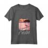 Donna Fenicottero Aruba Maglietta con Collo a V - Souvenir Mare Tartarughe - Ideale per Viaggiatori di Aruba