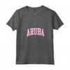 Aruba Vacanze Spiaggia - Tropical Vibes Aruba Maglietta con Collo a V - Regalo Unico per gli Amanti di Aruba