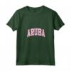Aruba Vacanze Spiaggia - Tropical Vibes Aruba Maglietta con Collo a V - Regalo Unico per gli Amanti di Aruba