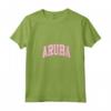Aruba Vacanze Spiaggia - Tropical Vibes Aruba Maglietta con Collo a V - Regalo Unico per gli Amanti di Aruba