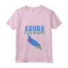 Donna Aruban - Maglietta Bandiera della Mappa di Aruba con Collo a V - Regalo Ideale per Uomini e Donne - Perfetto per Anniversario, Laurea o Natale