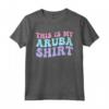 Aruba Vacanze Spiaggia Tropical Vibes - Maglietta Souvenir Unica per Uomini e Donne - Regalo Ideale per Amanti di Aruba