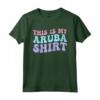 Aruba Vacanze Spiaggia Tropical Vibes - Maglietta Souvenir Unica per Uomini e Donne - Regalo Ideale per Amanti di Aruba