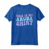 Aruba Vacanze Spiaggia Tropical Vibes - Maglietta Souvenir Unica per Uomini e Donne - Regalo Ideale per Amanti di Aruba