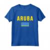 Souvenir Bandiera Aruba Maglietta - Leggera e Taglio Classico - Ideale come Ricordo dell'Isola