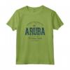 Aruba Stile retrò Vintage - Maglietta Souvenir per Viaggi ad Aruba - Leggera e Taglio Classico