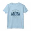 Aruba Stile retrò Vintage - Maglietta Souvenir per Viaggi ad Aruba - Leggera e Taglio Classico