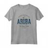 Aruba Stile retrò Vintage - Maglietta Souvenir per Viaggi ad Aruba - Leggera e Taglio Classico