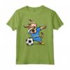 Dabbing Dog Aruba Calcio Aruban Bandiera Soccer Maglietta - Regalo per Appassionati di Calcio Aruban - Ideale per Compleanno o Natale