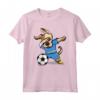 Dabbing Dog Aruba Calcio Aruban Bandiera Soccer Maglietta - Regalo per Appassionati di Calcio Aruban - Ideale per Compleanno o Natale