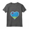 Aruba Bandiera Cuore Love - Maglietta Patriottica per Mostrare il Tuo Sostegno - Ideale per Regali di Compleanno ad Aruba