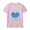 Aruba Bandiera Cuore Love - Maglietta Patriottica per Mostrare il Tuo Sostegno - Ideale per Regali di Compleanno ad Aruba