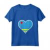 Aruba Bandiera Cuore Love - Maglietta Patriottica per Mostrare il Tuo Sostegno - Ideale per Regali di Compleanno ad Aruba