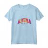 Donna Biba Dushi Aruba - Maglietta Tropicale con Collo a V - Ricordo Vacanza ai Caraibi in Stile Tie Dye