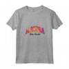 Donna Biba Dushi Aruba - Maglietta Tropicale con Collo a V - Ricordo Vacanza ai Caraibi in Stile Tie Dye