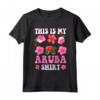 Aruba Vacanze Spiaggia Tropical Vibes - Maglietta Souvenir Unica per Uomini e Donne - Ideale come Regalo per Natale o Compleanni